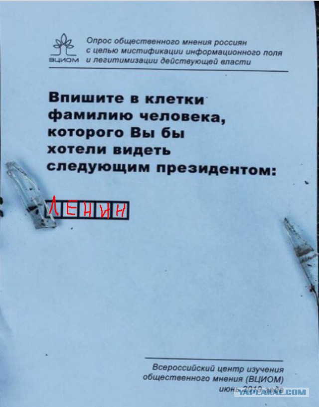 Шаблоны опроса ВЦИОМ