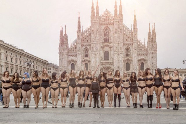 Как буянили миланские толстухи против нетолерантности: "агрессия" фитоняшек вывела обычных женщин на улицы Милана