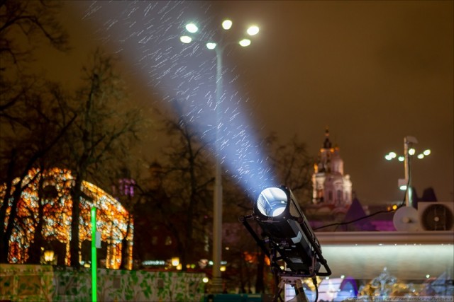 Как в центре Москвы Новый год встречали