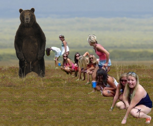 "Смелый" мишка