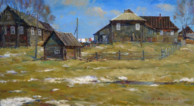 Весной в русской глубинке
