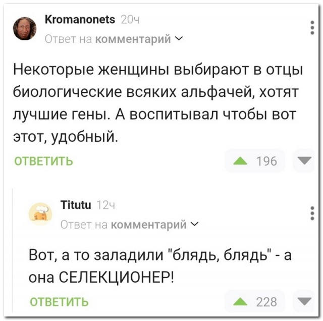 Забавные комментарии из социальных сетей (19.02.24)