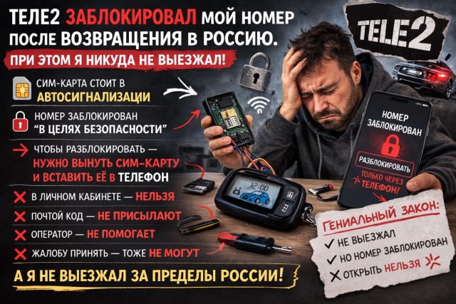 Tele2 заблокировал мне номер