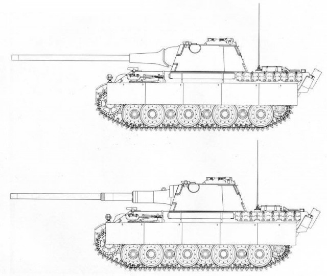 Танки «Пантера» в 1945 году