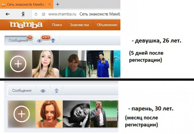 Опыт знакомства в соцсетях