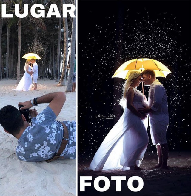Этот фотограф продолжает удивлять Интернет показывая закулисье своих фотографий