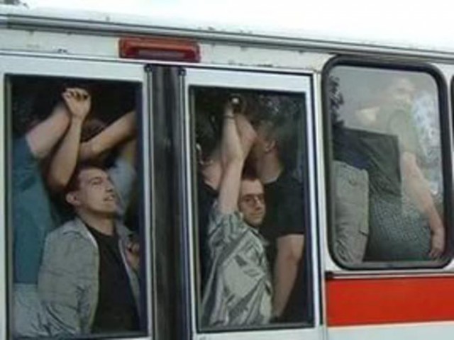 Давка в автобусе