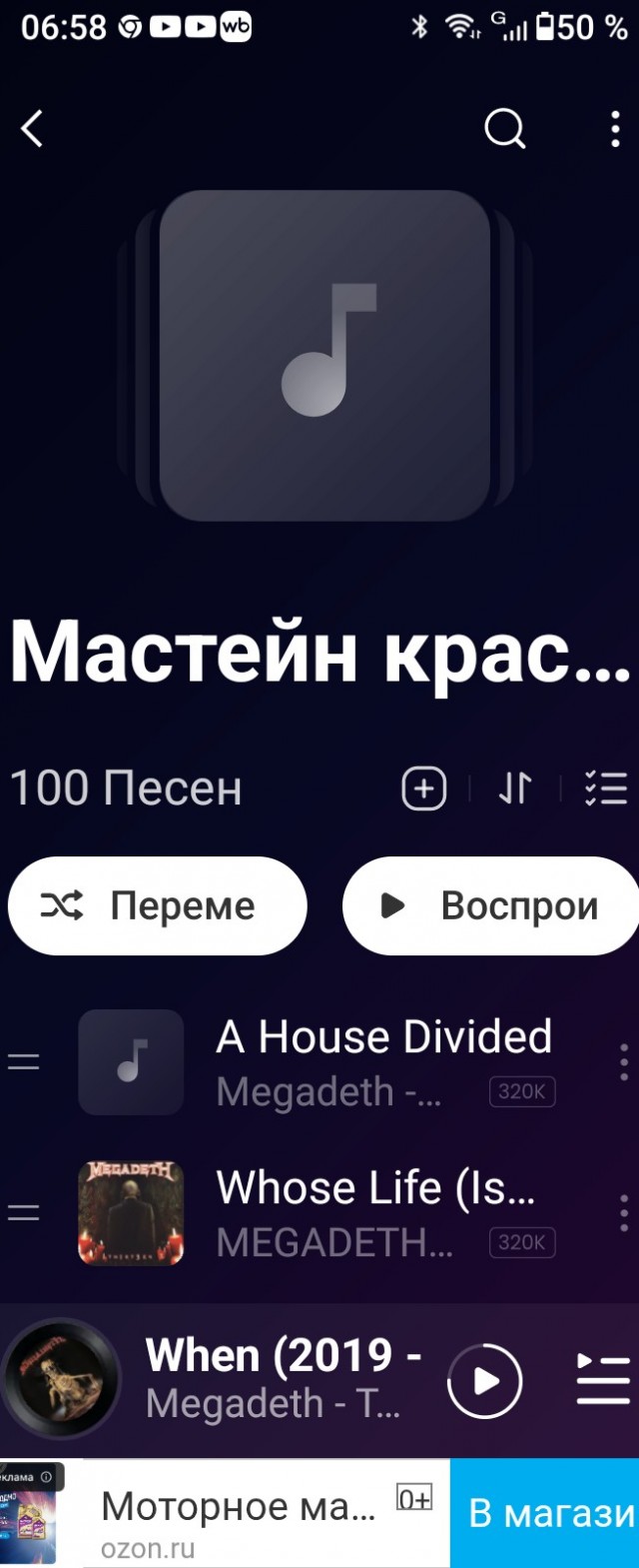 Последний концерт MEGADETH на луне