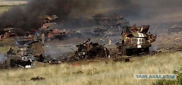 Аэромобильная бригада попала под артобстрел.
