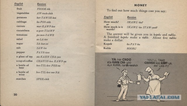 Англо-русский разговорник, США, 1943г.