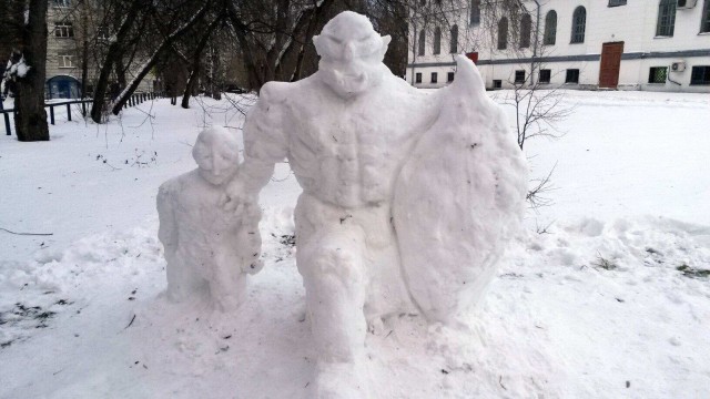 Немного снеговиков Вам !