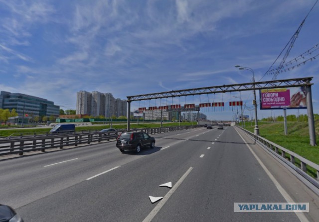 В петербургский мост с надписью «Газель» не проедет» врезалась уже 16-я «Газель»