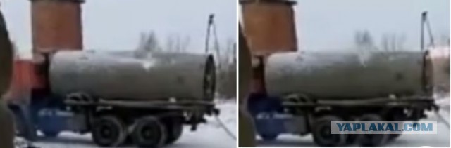 Вчера утром работяги пытались подправить изнутри помятую цистерну. Но что пошло НЕ ТАК!