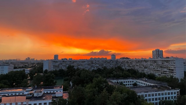 А какие закаты у вас?