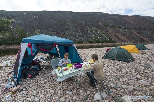 Сплав по реке Котуйкан.
