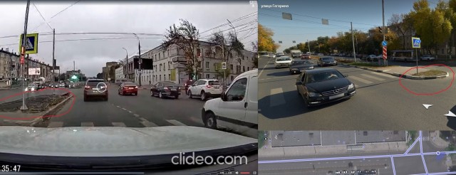 Ситуация на перекрёстке