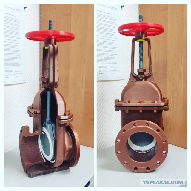 Макет задвижки