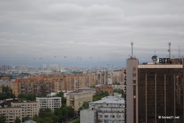 Самолеты над Москвой