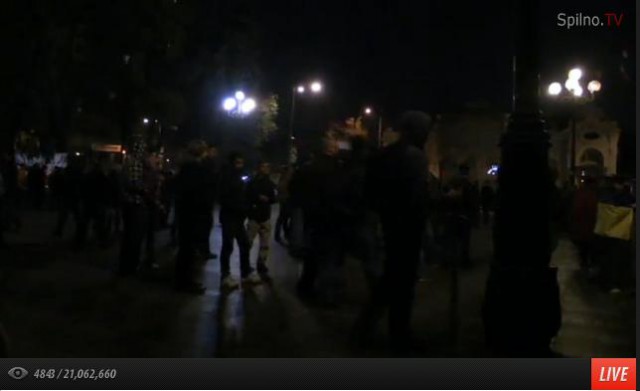 В Киеве начался митинг против новой власти
