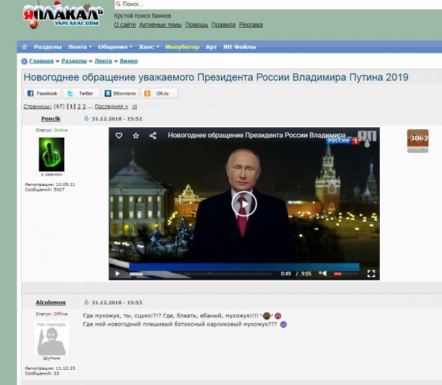 Прямая линия 20.06.2019