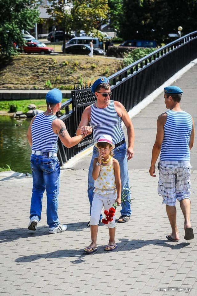 День ВДВ в Минске.
