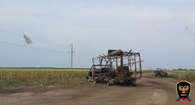 Иловайск  подбитая техника укропостана