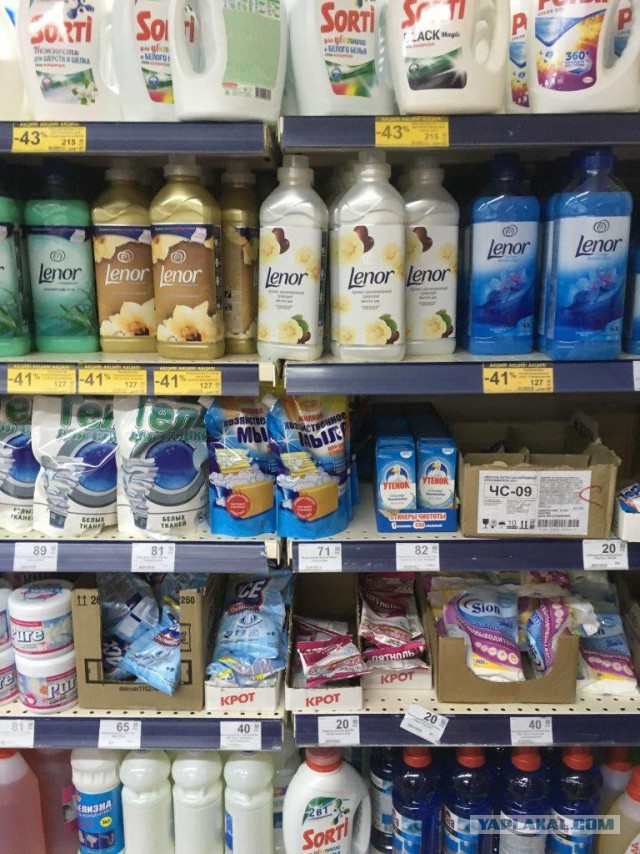 Цены в магазине в Ялте прямо сейчас