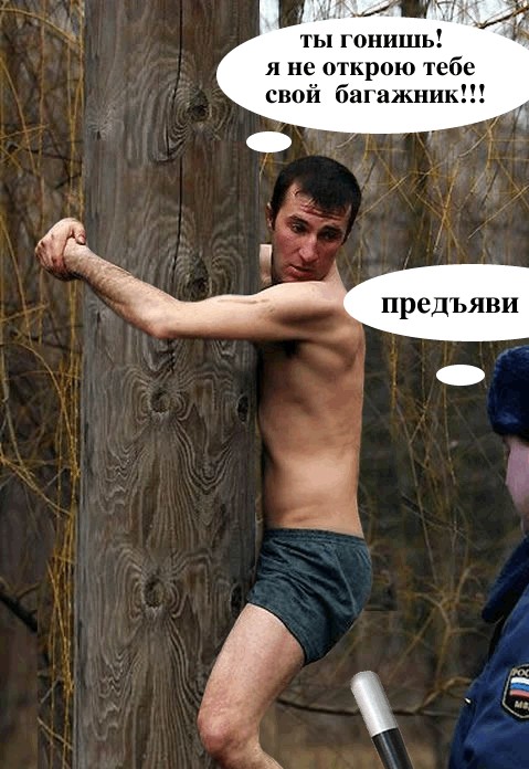 Надпись-жаба: Кто вы такие? Я вас не звал!