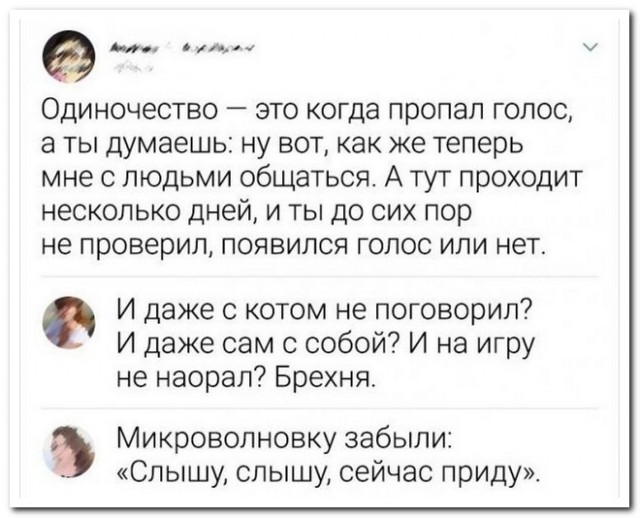Забавные комментарии из социальных сетей 01.11.21