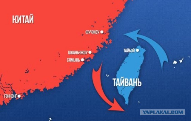 29 военных самолетов Китая вошли в опознавательную зону ПВО Тайваня