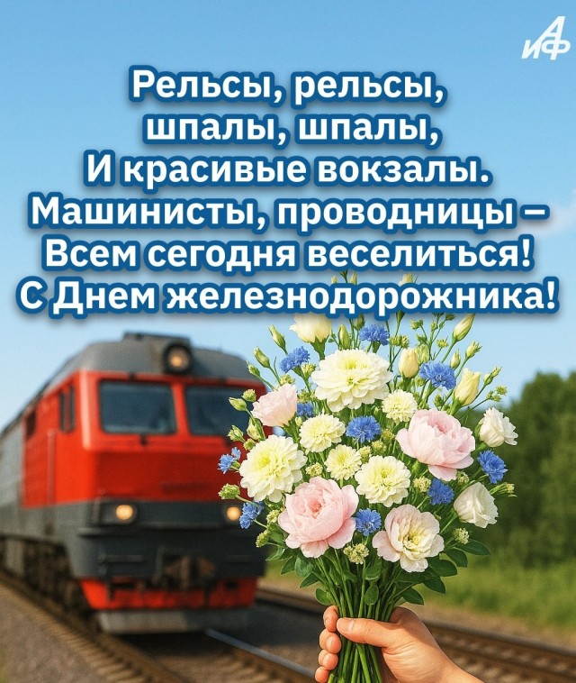 С днём железнодорожника!