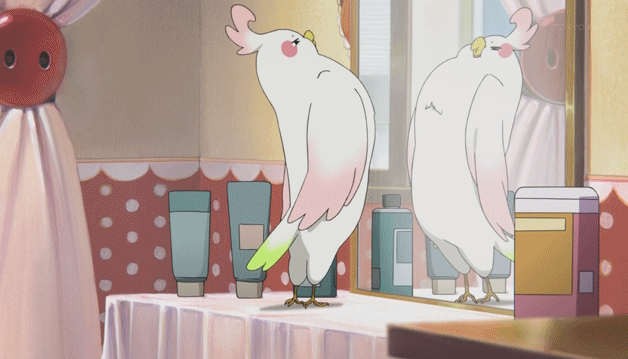 Женщина перед зеркалом