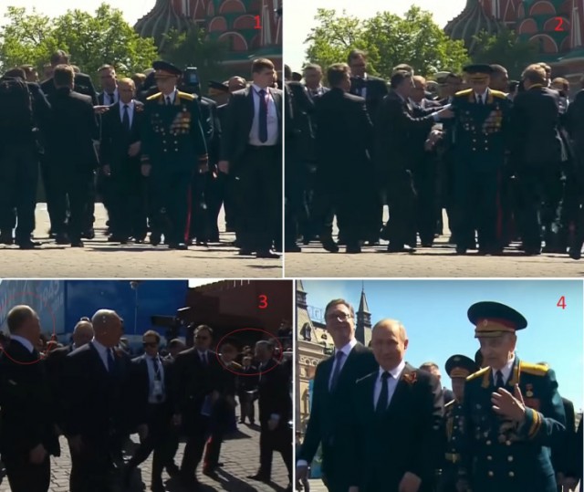 Путин увидел как ФСО оттолкнули ветерана