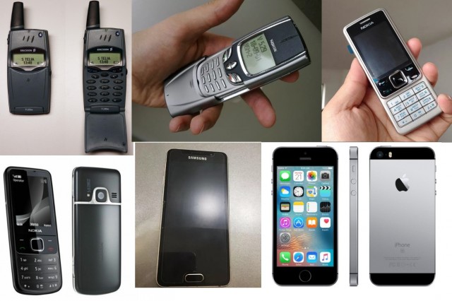 Самые продаваемые производители мобильных телефонов с 1992
