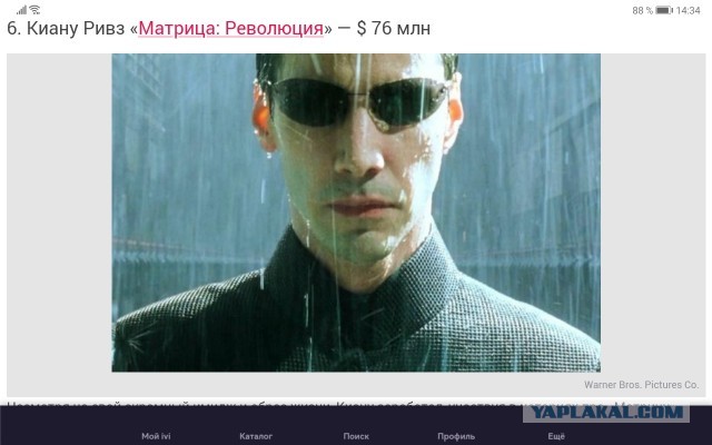 Самая денежная роль