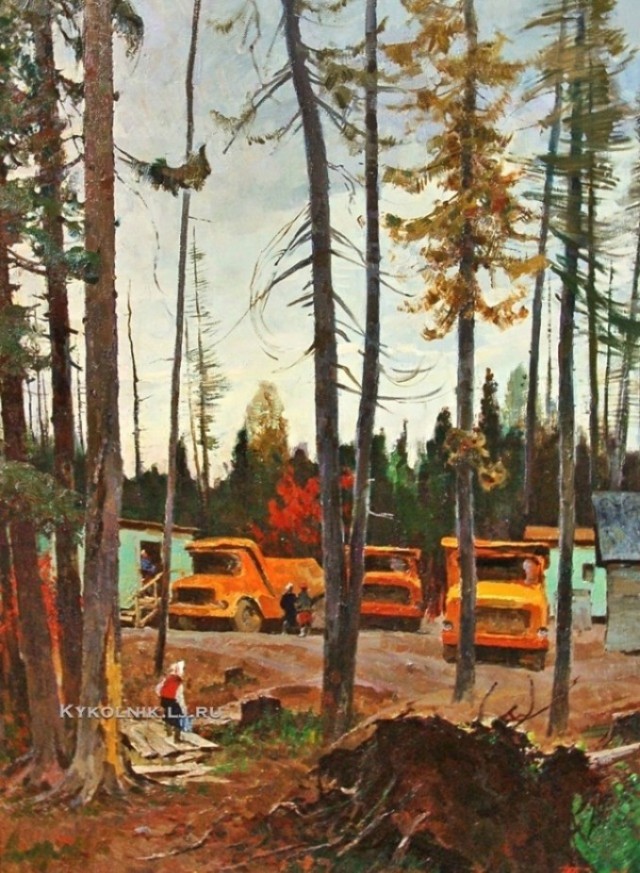Труд в живописи СССР