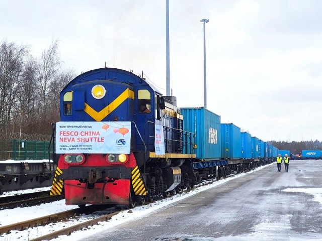 FESCO организовала прямой железнодорожный сервис из Китая в Санкт-Петербург