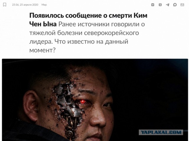 Ким Чен Ын жив и здоров