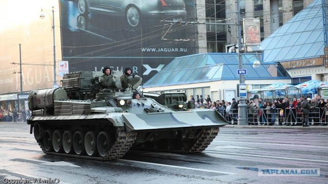 Первый тренировочный парад на Красной Площади