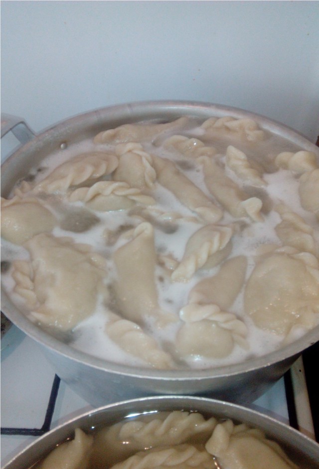 Пельмени с картошкой