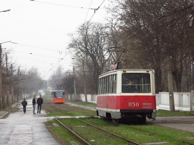 Электротранспорт в городах Донбасса