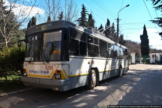 Алуштинский троллейбусный парк