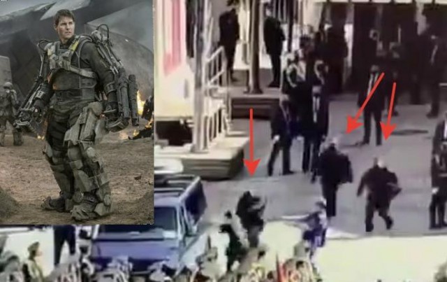 Видео с камер: 22-летний курсант Никита Ерошенко бросается с автоматом на служебный автомобиль ФСО перед парадом