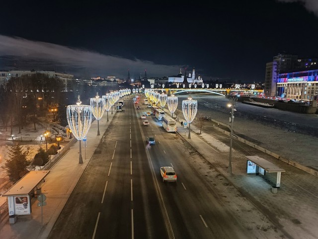 Большой рассказ о новогодней Москве