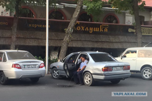 Писающий полицейский из Алматы