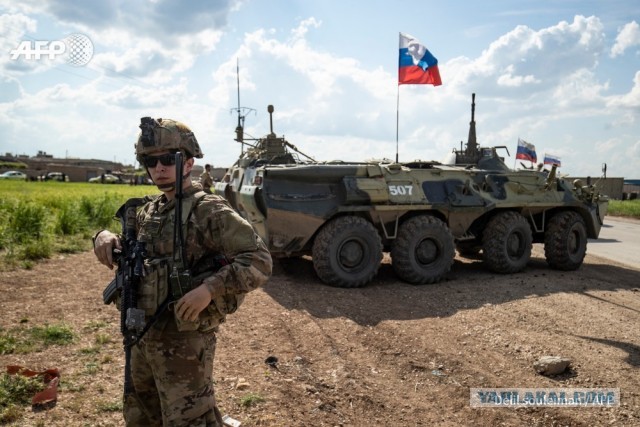 Российские войска заблокировали передвижение американского патруля