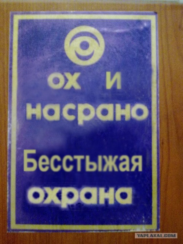 Фотожаба: Охрана