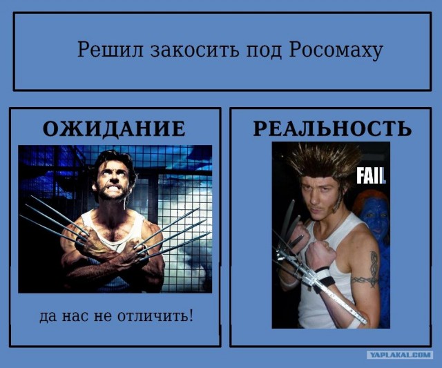 Фотожаба: Ожидание / Реальность