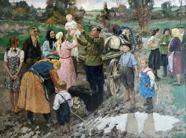 Великая Отечественная война в живописи