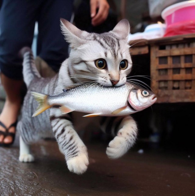 Удивительные приключения котиков в нейросети. К котовторнику